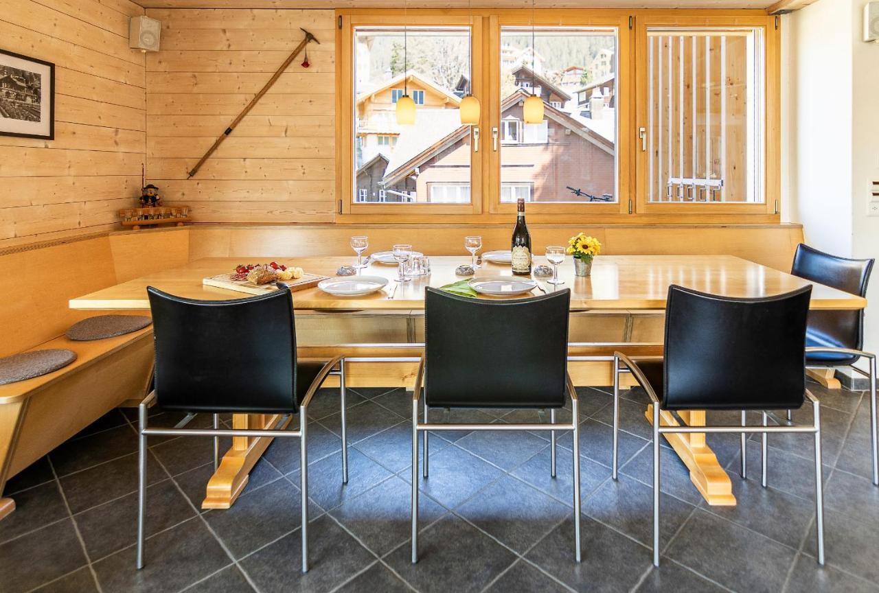 Chalet Steingaertli 1 Wengen Bagian luar foto