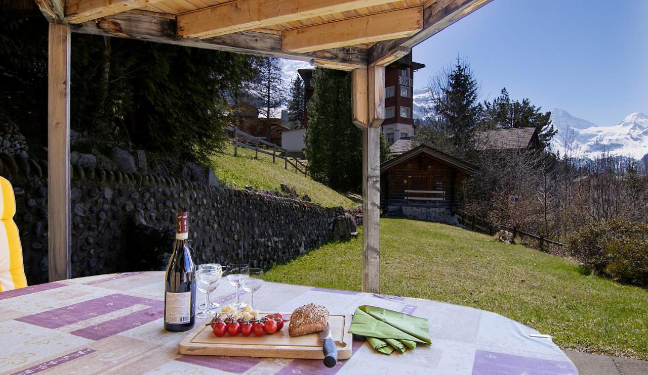 Chalet Steingaertli 1 Wengen Bagian luar foto